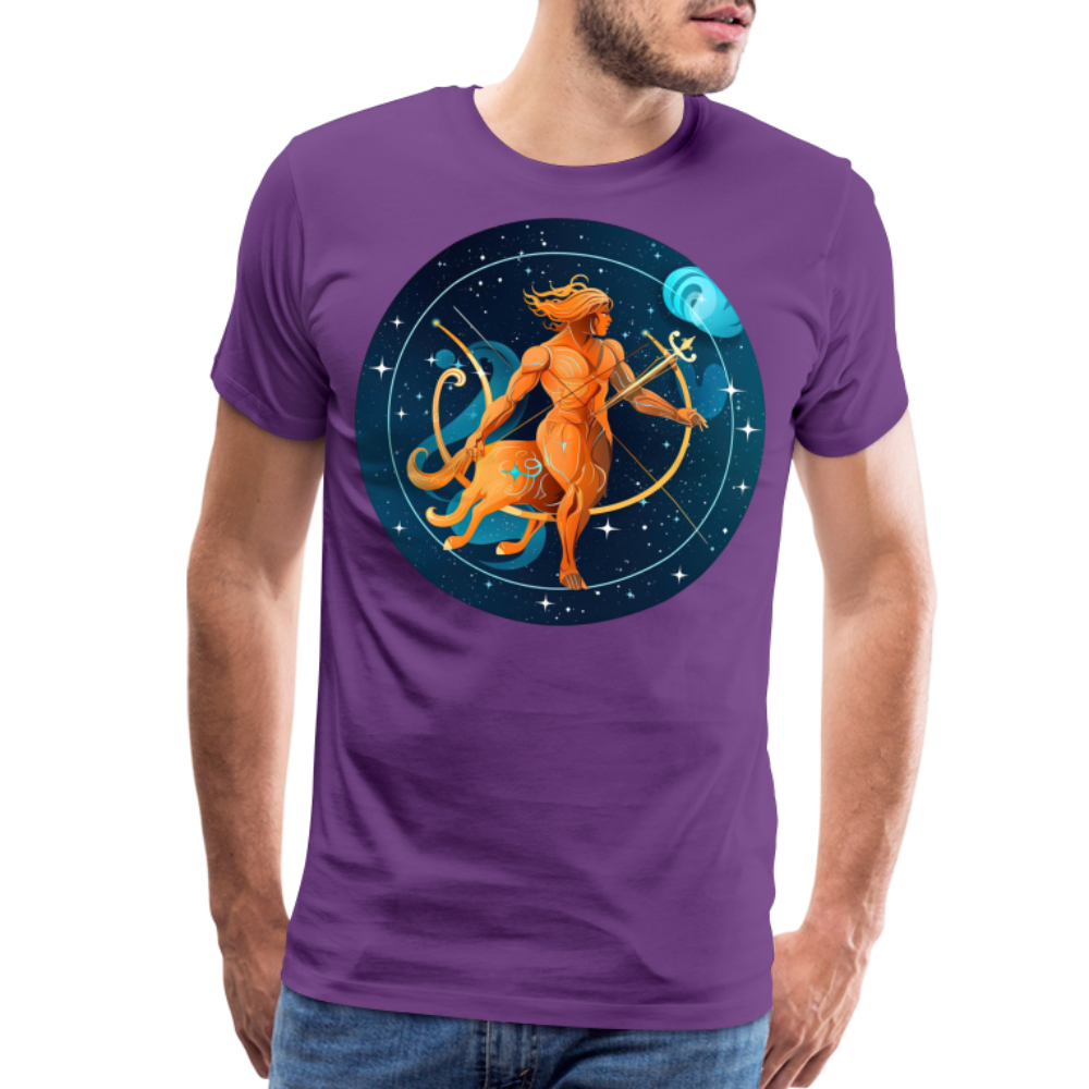 Men's Mythical Sagittarius Premium T-Shirt - purple