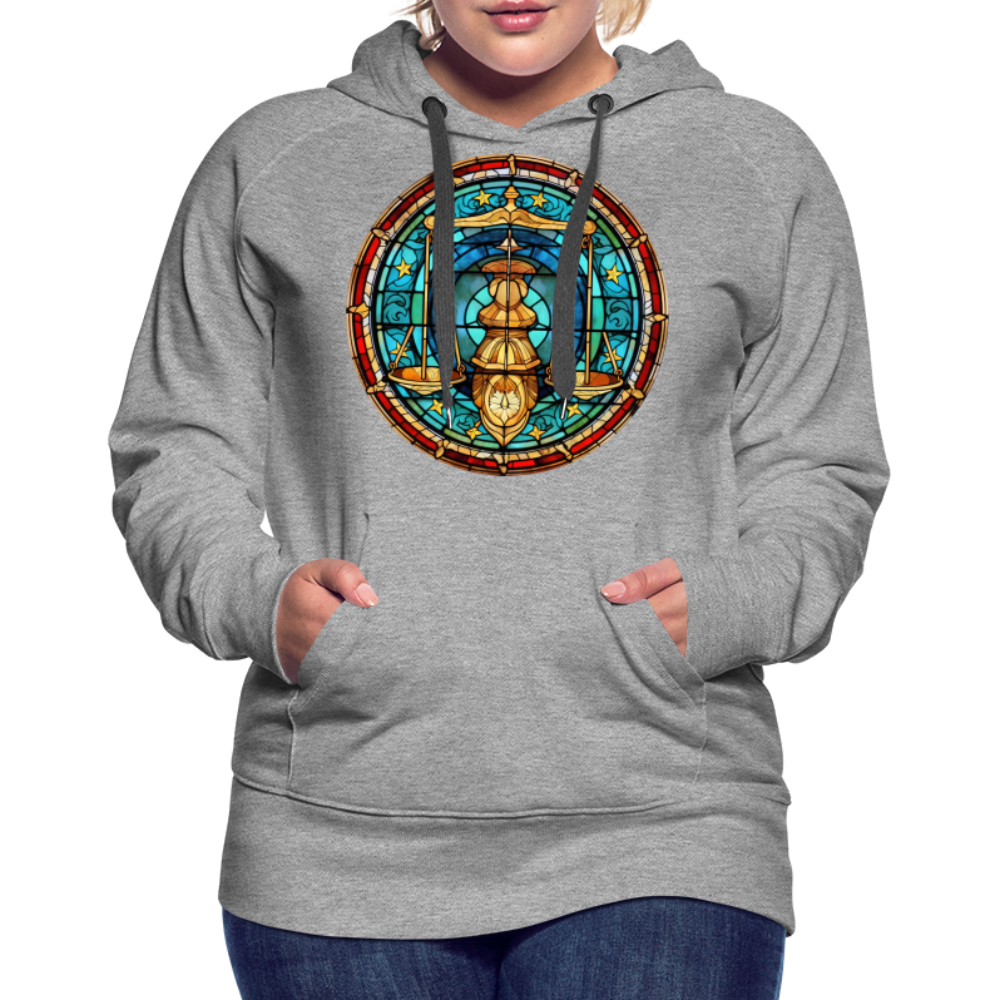 Women’s Mosaic Libra Premium Hoodie - heather grey