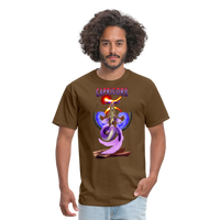 Thumbnail for Men's Astral Capricorn Classic T-Shirt - brown