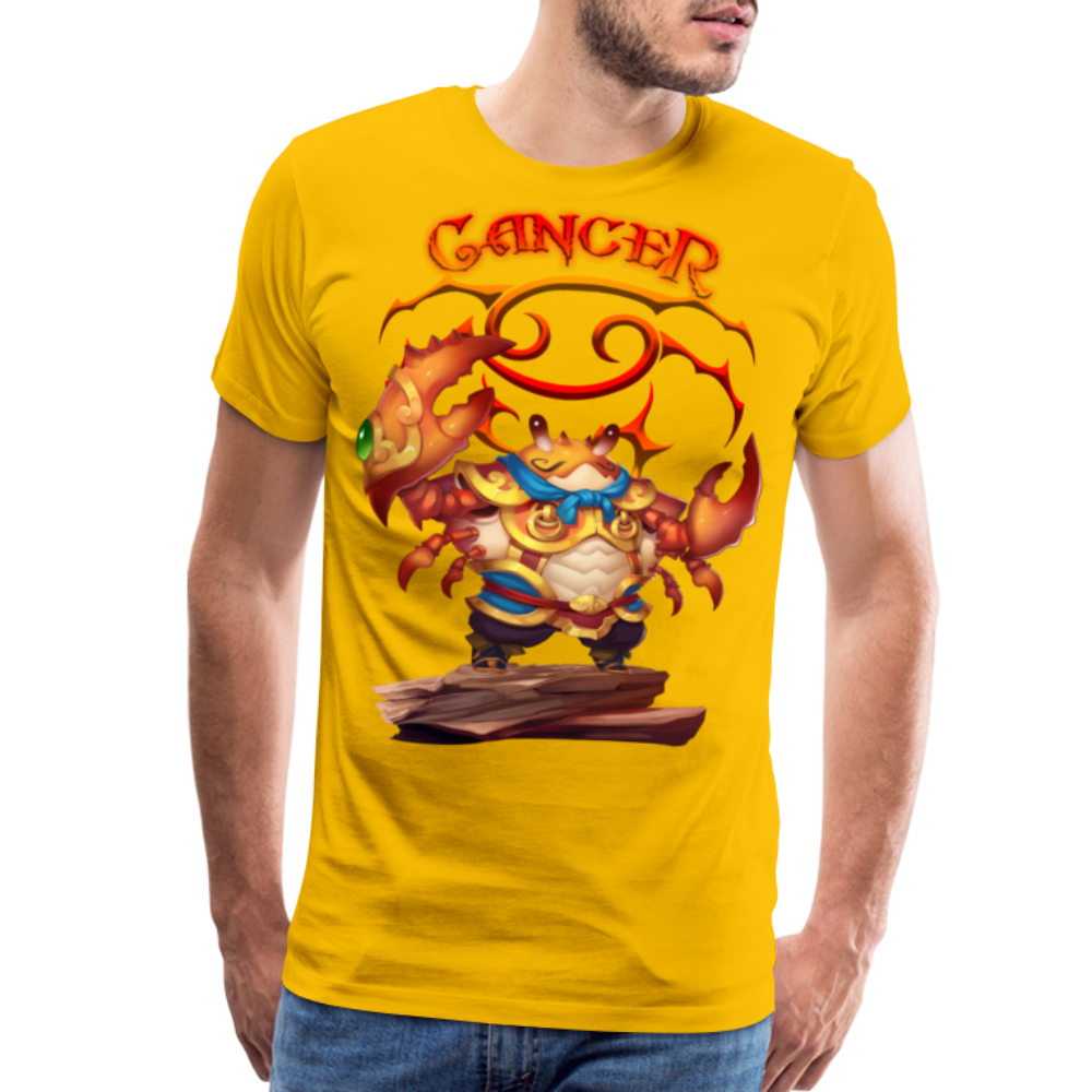 Men's Astral Cancer Premium T-Shirt - sun yellow