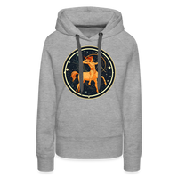 Thumbnail for Women’s Mystic Sagittarius Premium Hoodie - heather grey