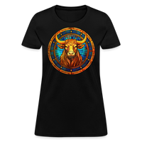 Thumbnail for Women's Mosaic Taurus T-Shirt - black