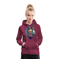 Thumbnail for Women’s Mythical Aquarius Premium Hoodie - burgundy