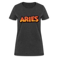 Thumbnail for Women's Aries New Design T-Shirt - heather black