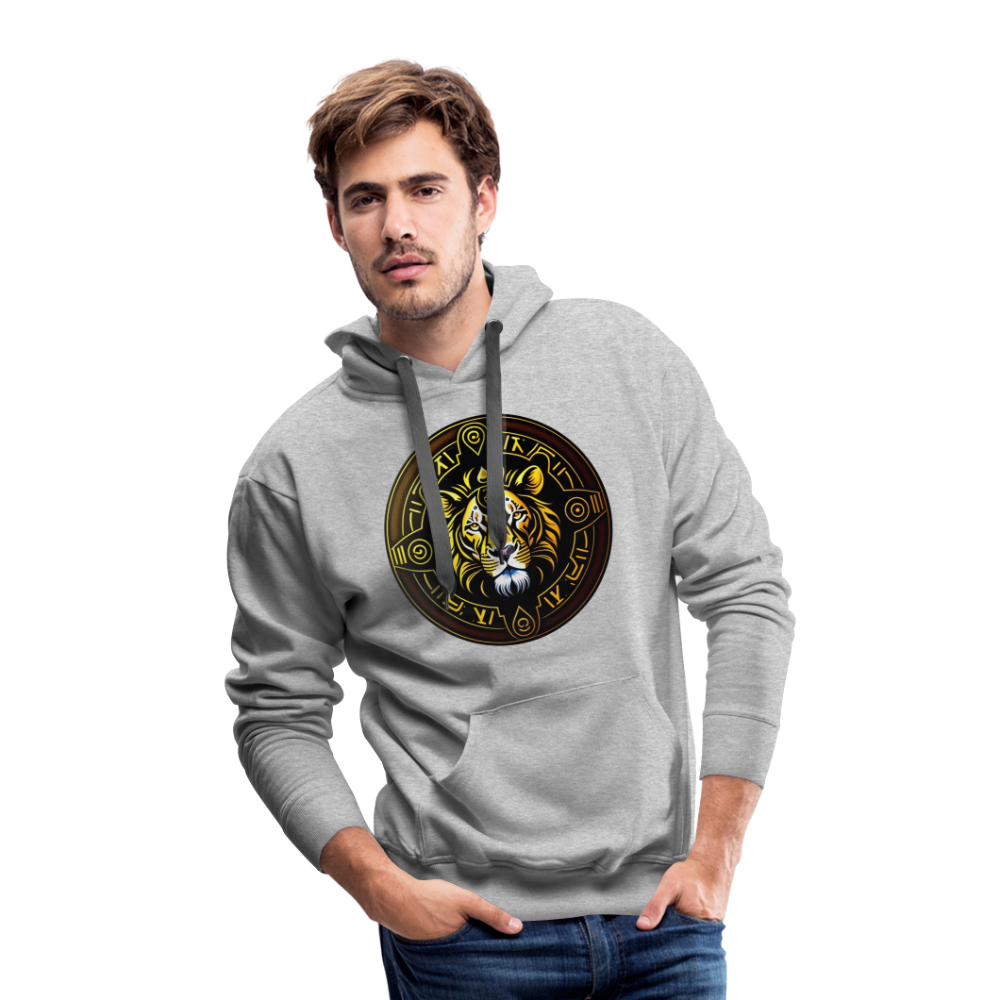 Men’s Mythical Leo Premium Hoodie - heather grey