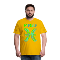 Thumbnail for Men's Power Words Pisces Premium T-Shirt - sun yellow