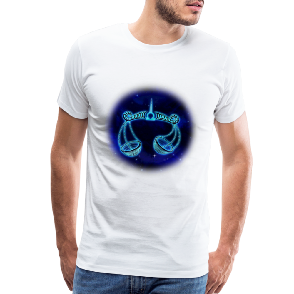 Men's Libra Premium T-Shirt - white