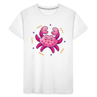 Thumbnail for Kid’s Zany Cancer Premium Organic T-Shirt - white