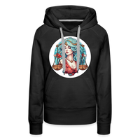 Thumbnail for Women’s Symbol Libra Premium Hoodie - black