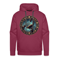 Thumbnail for Men’s Mythical Scorpio Premium Hoodie - burgundy