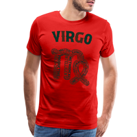 Thumbnail for Men's Power Words Virgo Premium T-Shirt - red