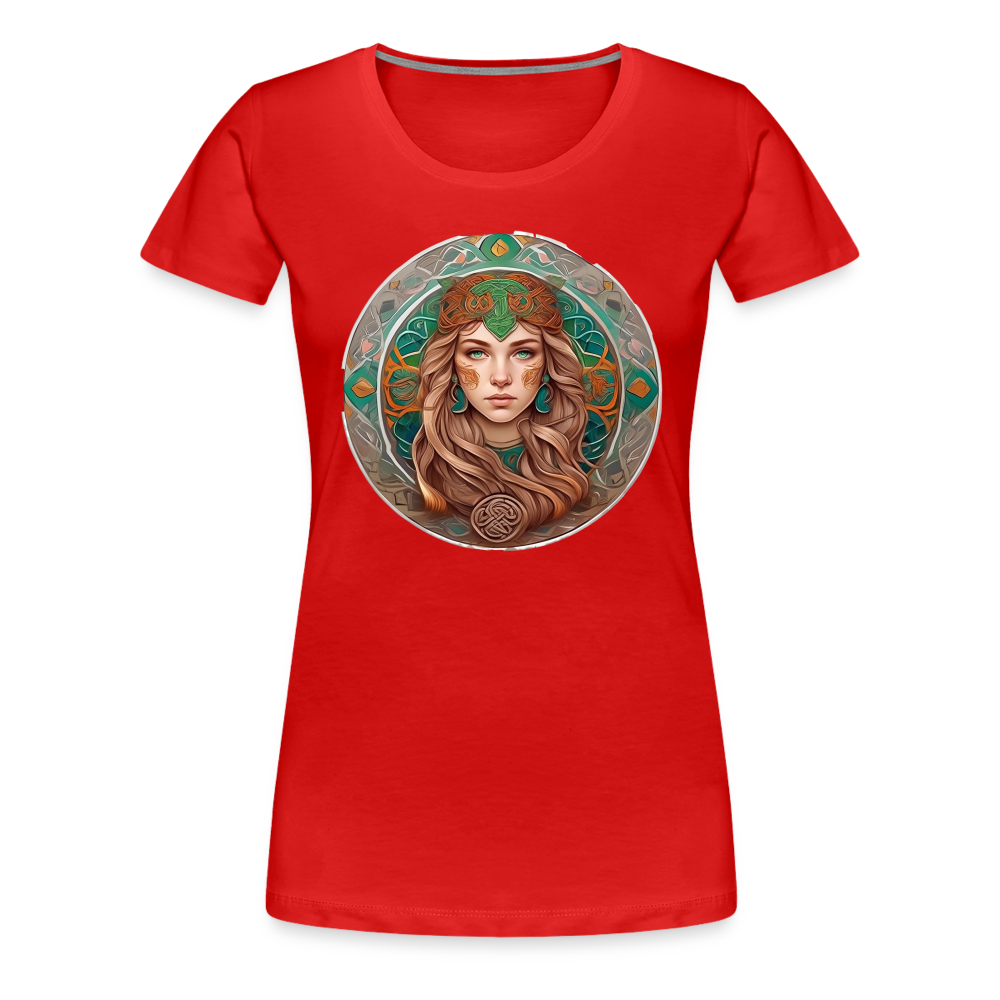 Women’s Mythical Virgo Premium T-Shirt - red