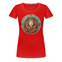 Thumbnail for Women’s Mythical Virgo Premium T-Shirt - red