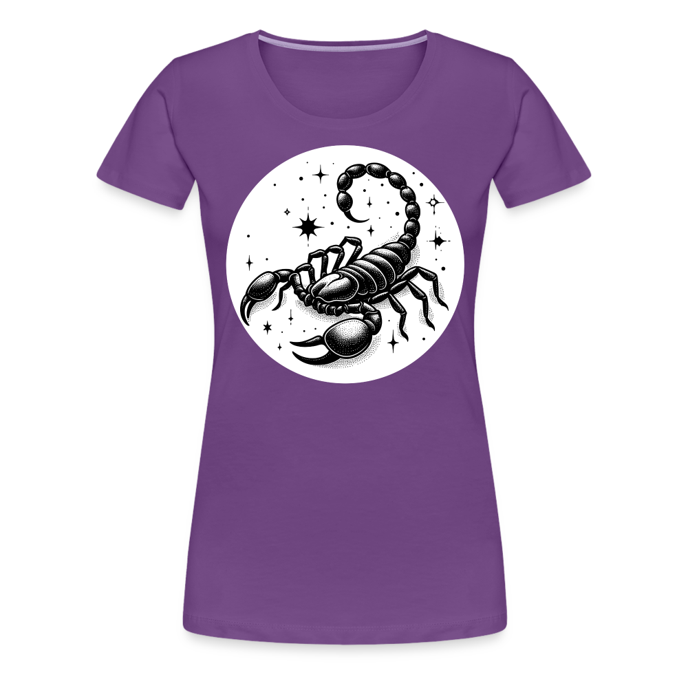 Women’s Magic Scorpio Premium T-Shirt - purple