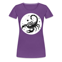 Thumbnail for Women’s Magic Scorpio Premium T-Shirt - purple