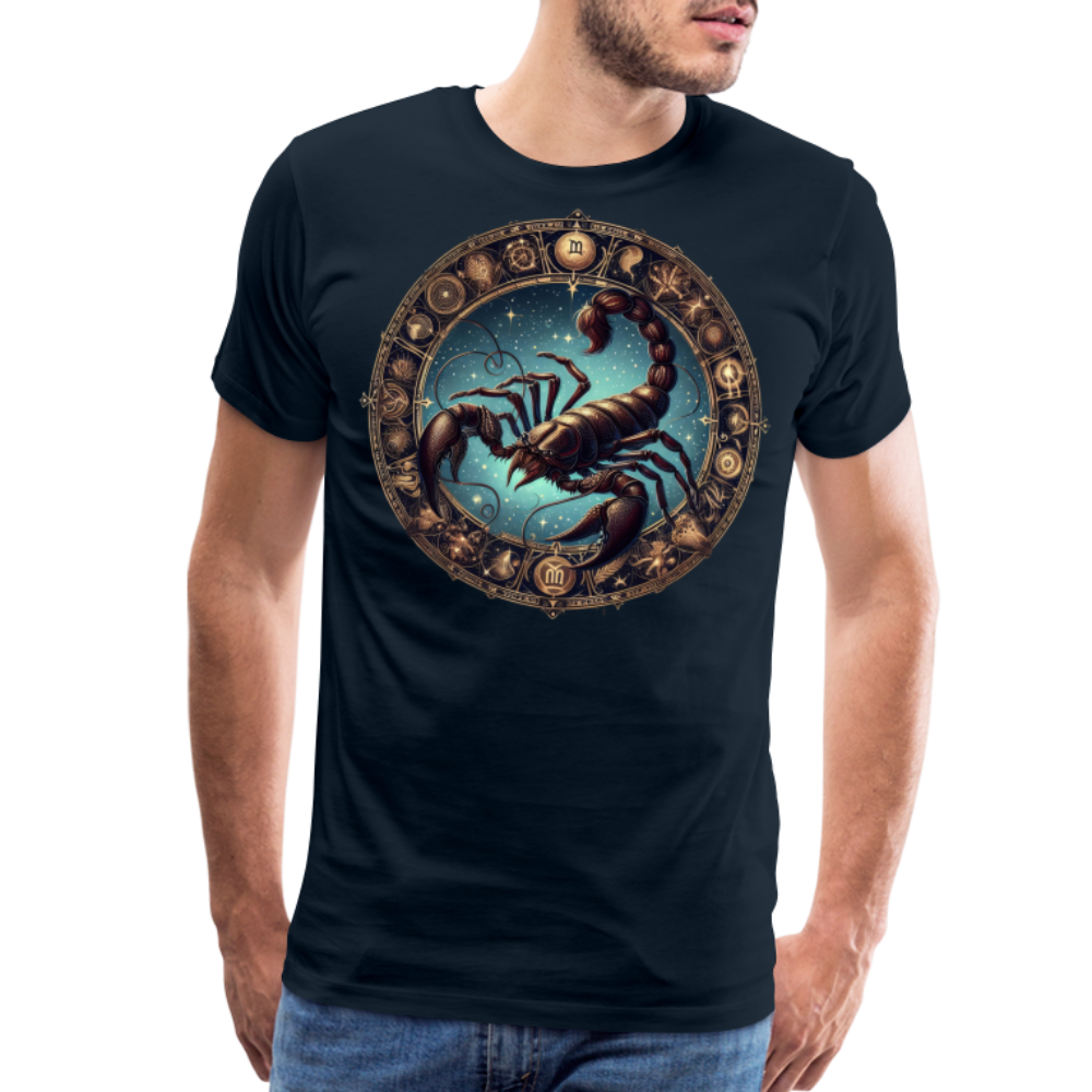 Men's Mythical Scorpio Premium T-Shirt - deep navy