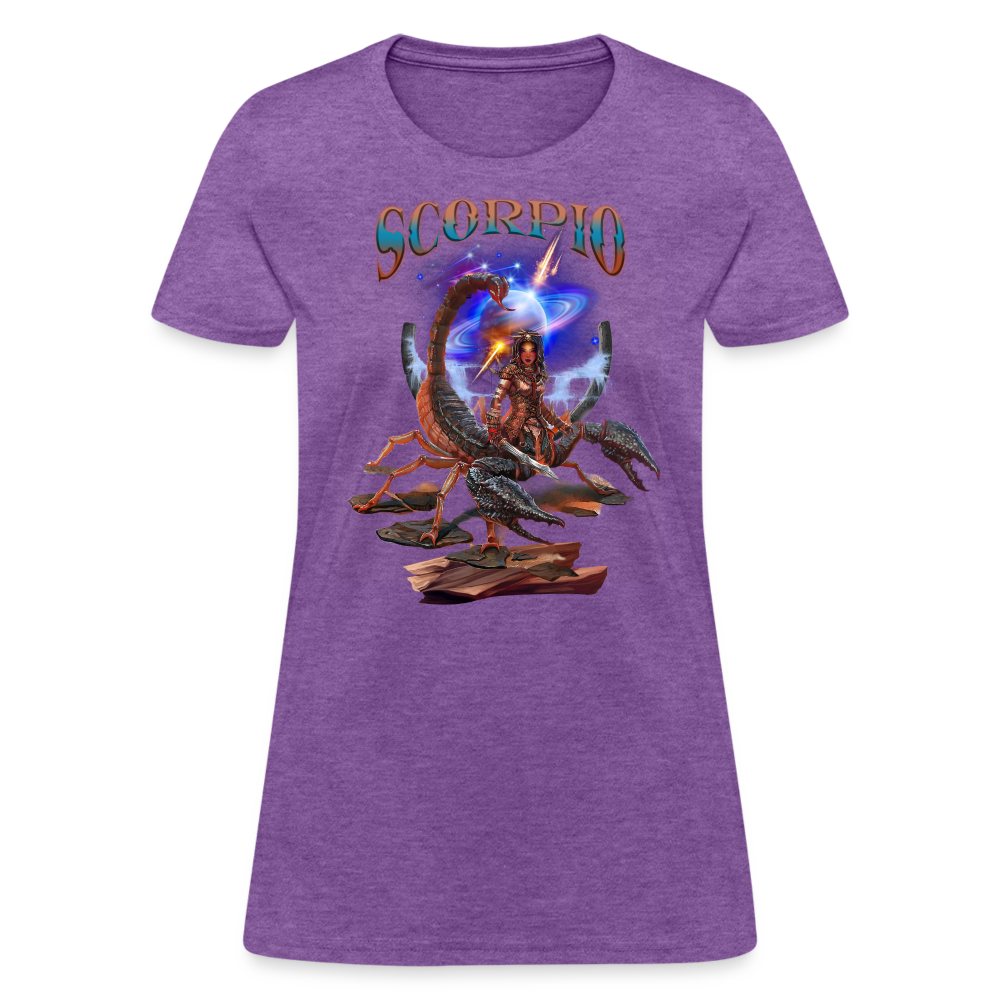 Women's Astral Scorpio T-Shirt - purple heather