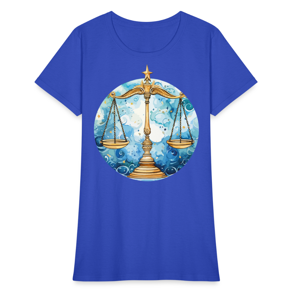 Women's Mythical Libra T-Shirt - royal blue