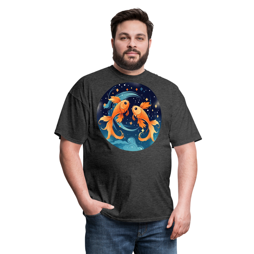 Men's Magic Pisces Classic T-Shirt - heather black