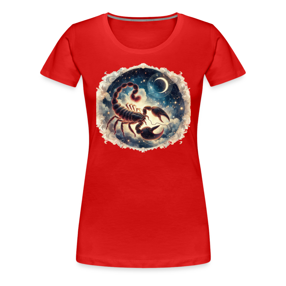 Women’s Mythical Scorpio Premium T-Shirt - red