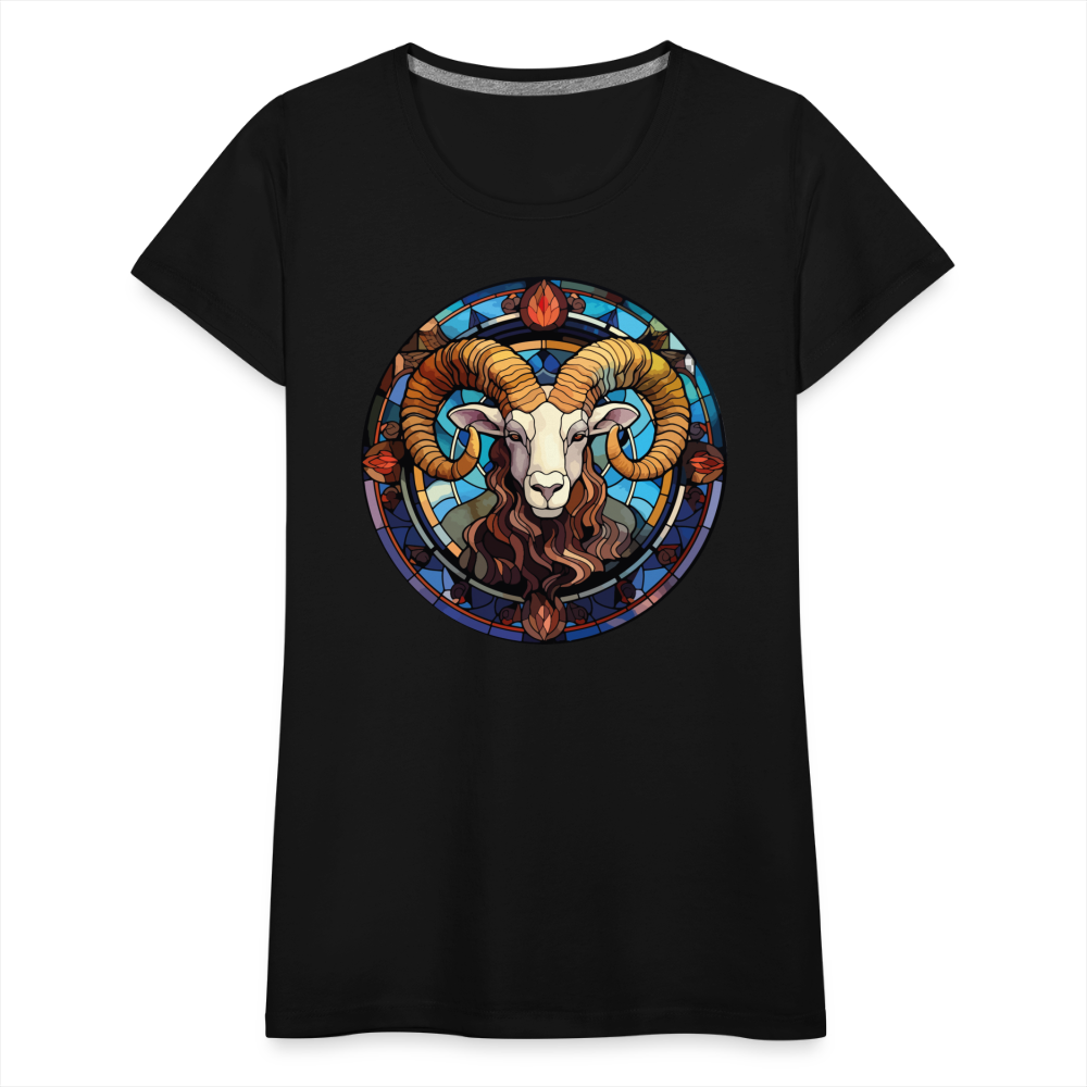 Women’s Mosaic Aries Premium T-Shirt - black