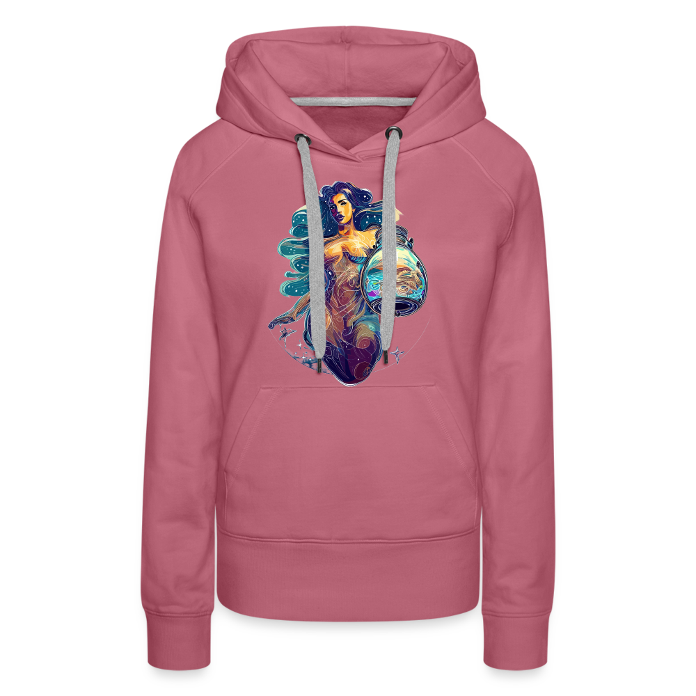 Women’s Mythical Aquarius Premium Hoodie - mauve