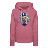 Thumbnail for Women’s Mythical Aquarius Premium Hoodie - mauve