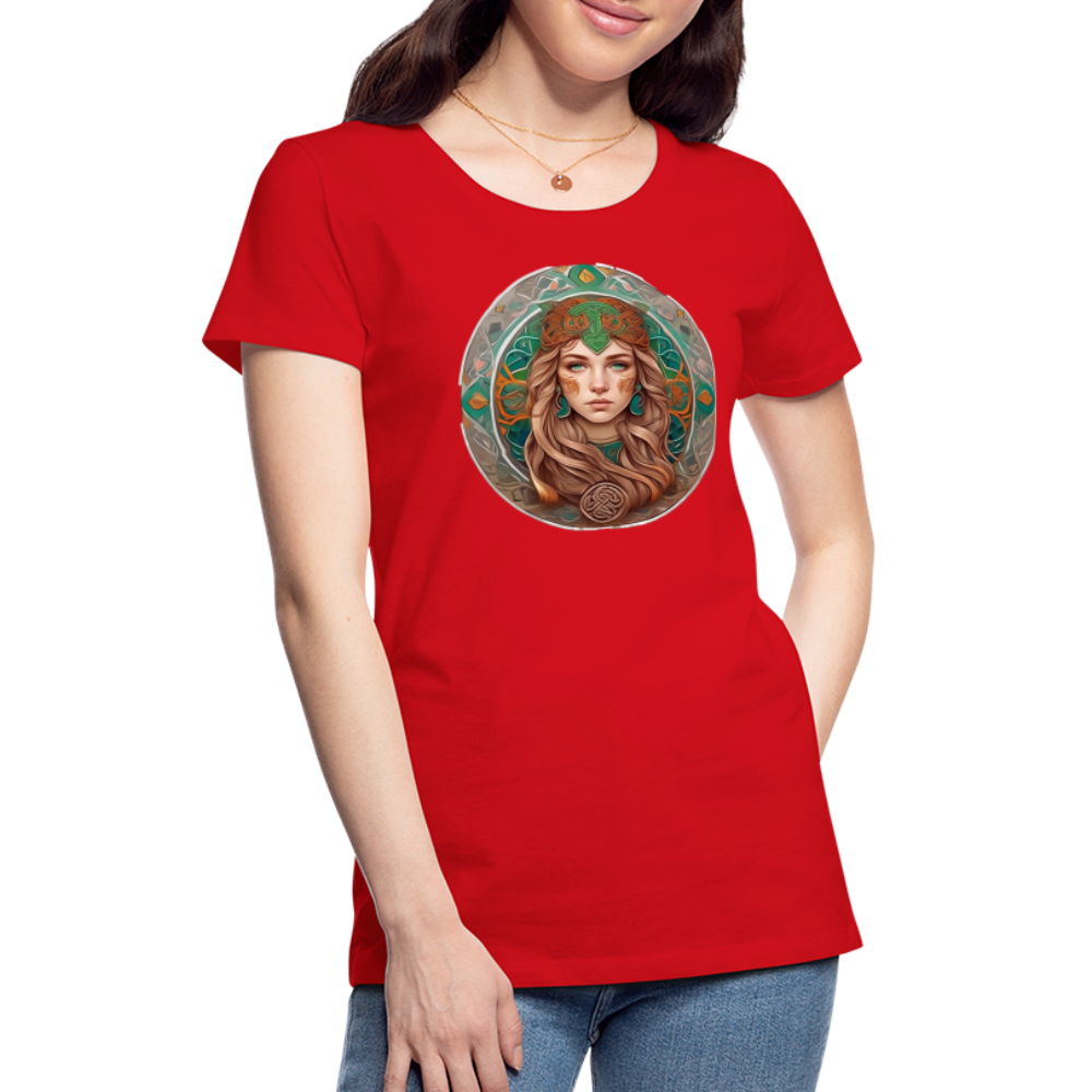 Women’s Mythical Virgo Premium T-Shirt - red