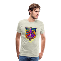 Thumbnail for Men's Psychedelic Premium T-Shirt - heather oatmeal