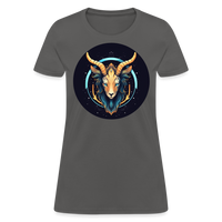 Thumbnail for Women's Mystic Capricorn T-Shirt - charcoal