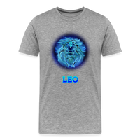 Thumbnail for Men's Leo Premium T-Shirt - heather gray