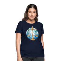 Thumbnail for Women's Mythical Libra T-Shirt - navy