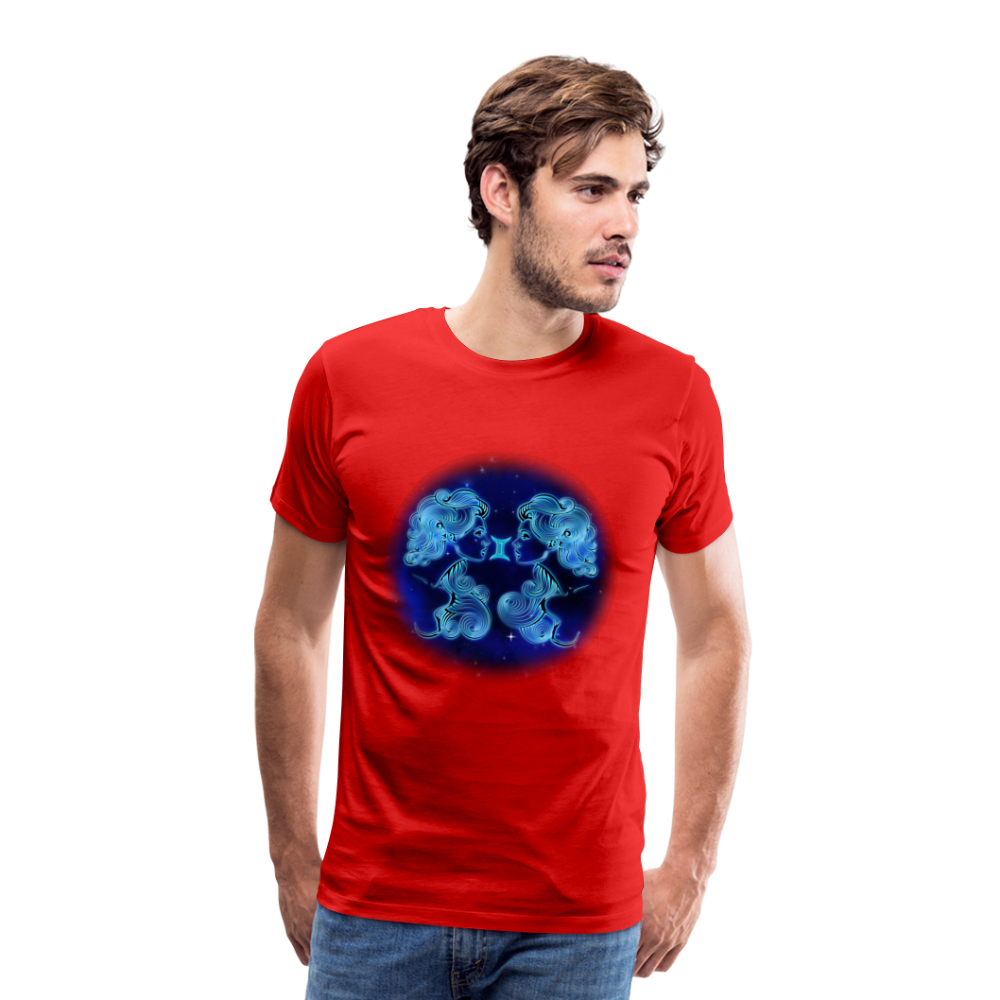 Men's Gemini Premium T-Shirt - red