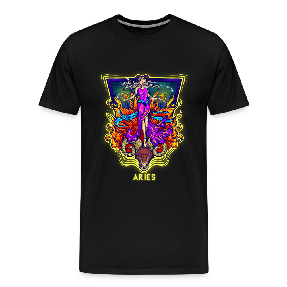 Men's Psychedelic Premium T-Shirt - black