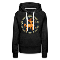 Thumbnail for Women’s Mystic Sagittarius Premium Hoodie - charcoal grey