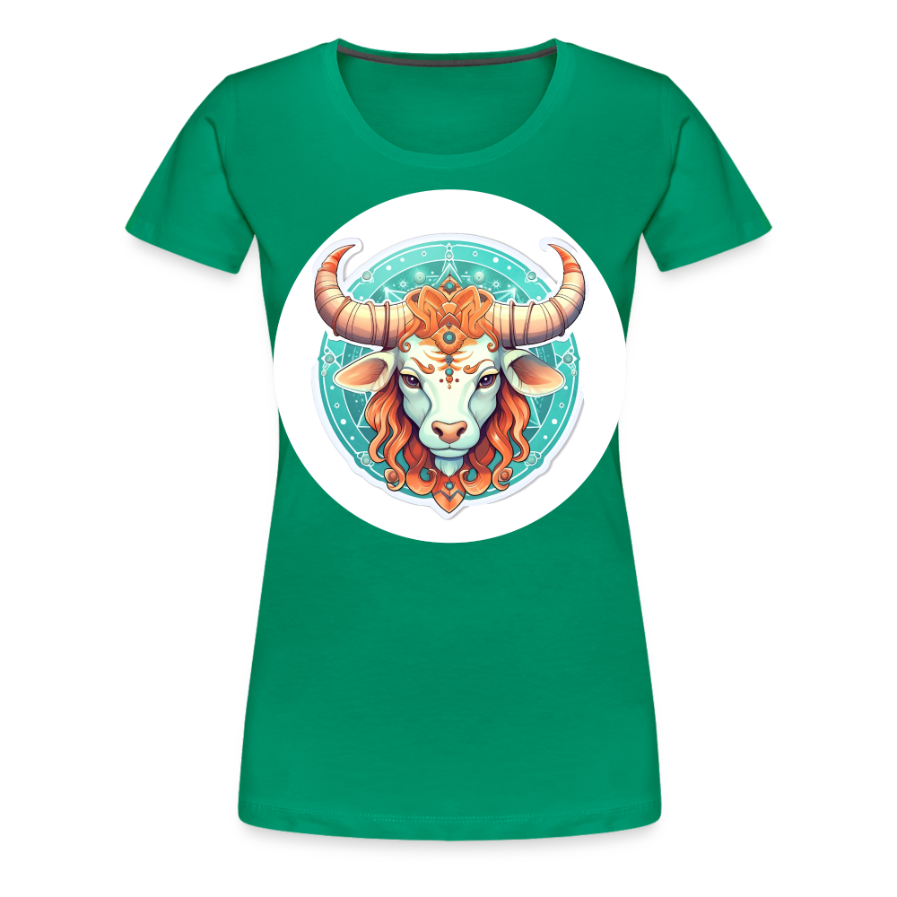 Women’s Symbol Taurus Premium T-Shirt - kelly green