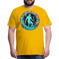 Thumbnail for Men's Mythical Aquarius Premium T-Shirt - sun yellow