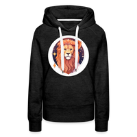 Thumbnail for Women’s Symbol Leo Premium Hoodie - charcoal grey