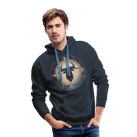 Thumbnail for Men’s Mythical Taurus Premium Hoodie - navy