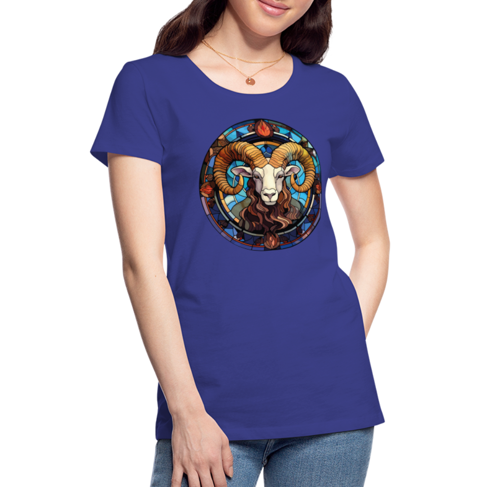 Women’s Mosaic Aries Premium T-Shirt - royal blue