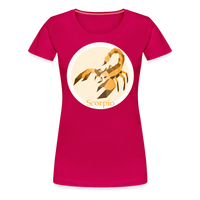 Thumbnail for Women’s Mosaic Scorpio Premium T-Shirt - dark pink