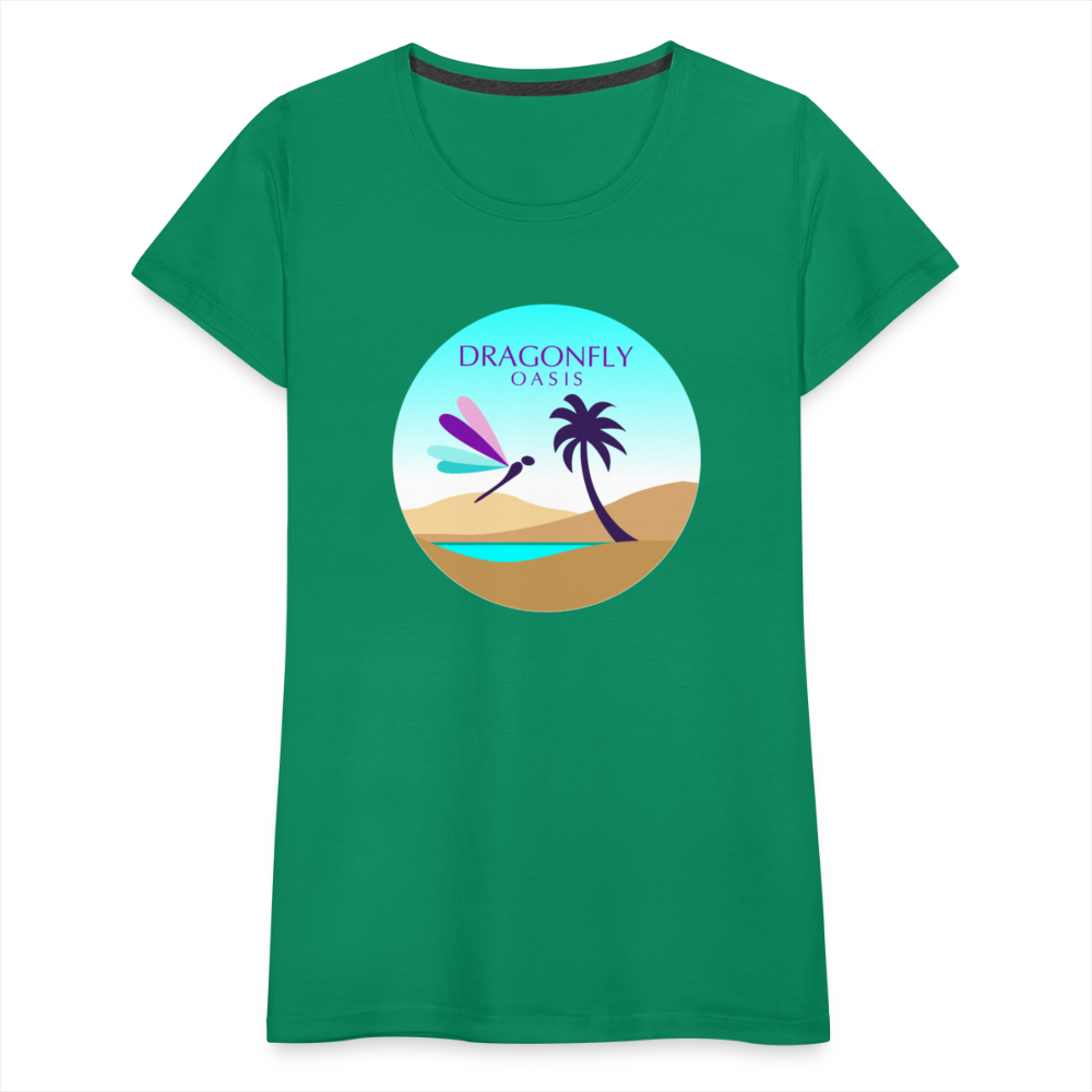 Women's Dragonfly Oasis V.2 Premium T-Shirt - kelly green