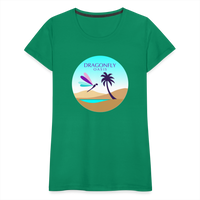 Thumbnail for Women's Dragonfly Oasis V.2 Premium T-Shirt - kelly green