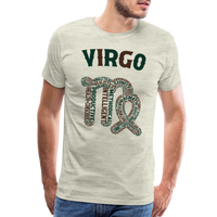 Thumbnail for Men's Power Words Virgo Premium T-Shirt - heather oatmeal