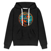 Thumbnail for Women’s Mosaic Pisces Premium Hoodie - charcoal grey