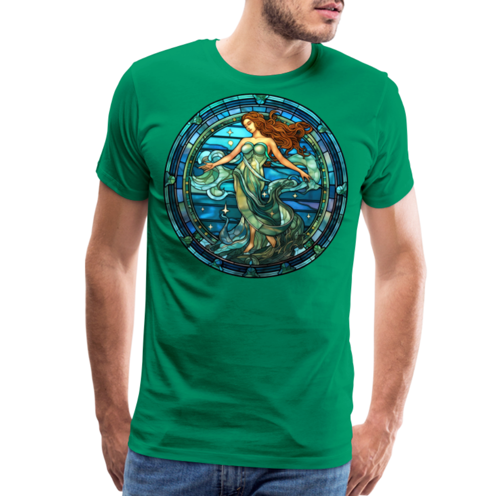 Men's Mosaic Aquarius Premium T-Shirt - kelly green