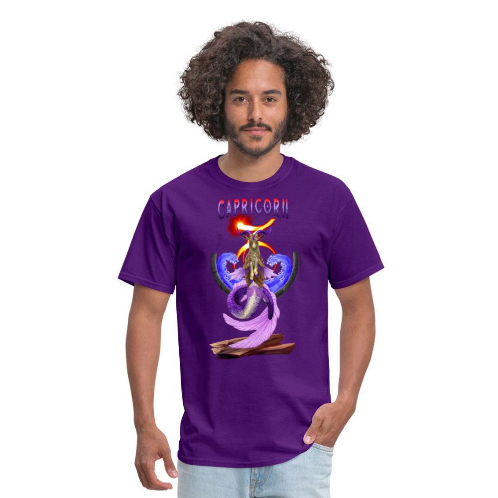 Men's Astral Capricorn Classic T-Shirt - purple