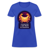 Thumbnail for Women's Glow Cancer T-Shirt - royal blue