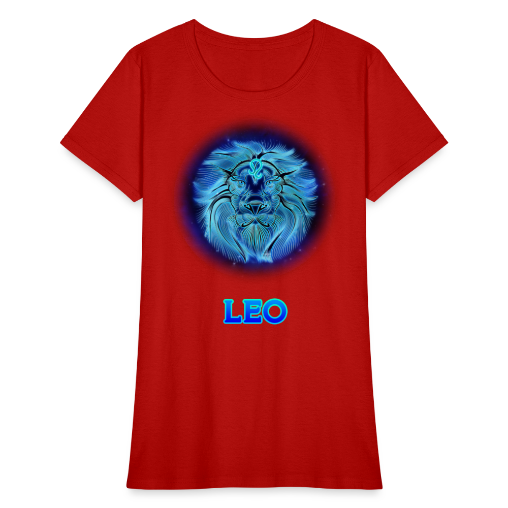 Women's Stellar Leo T-Shirt - red