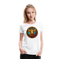 Thumbnail for Women’s Mosaic Taurus Premium T-Shirt - white